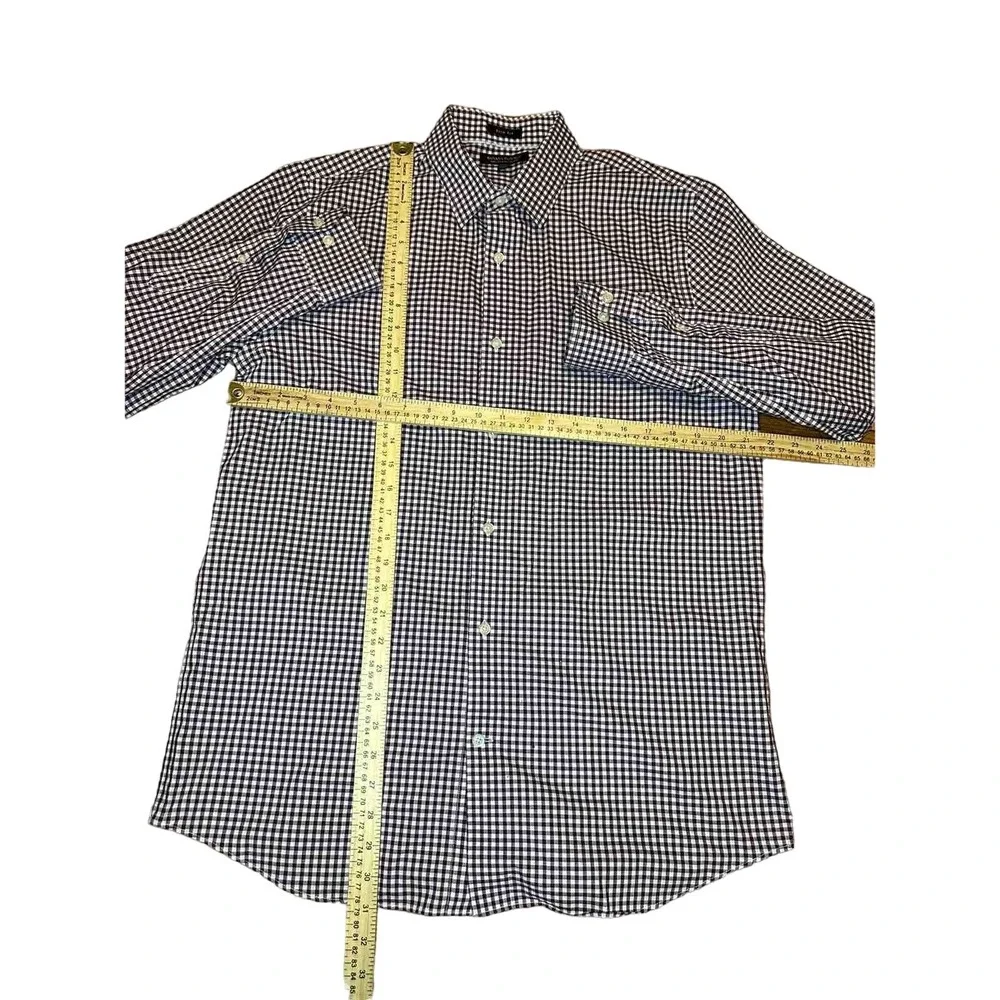 Banana Republic Men's Non-Iron Slim‎ Fit 100% Cotton Size L Dress Shirt